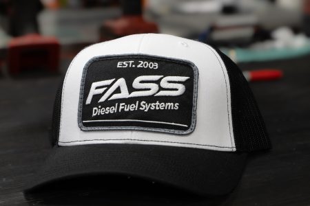 White Patch Adjustable Trucker Hat