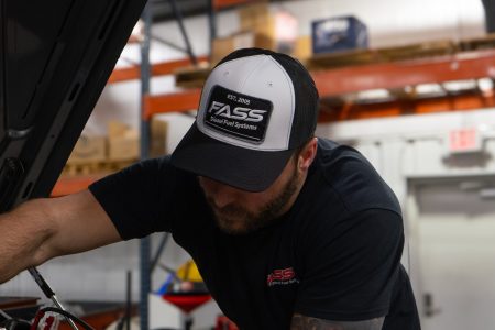 White Patch Adjustable Trucker Hat