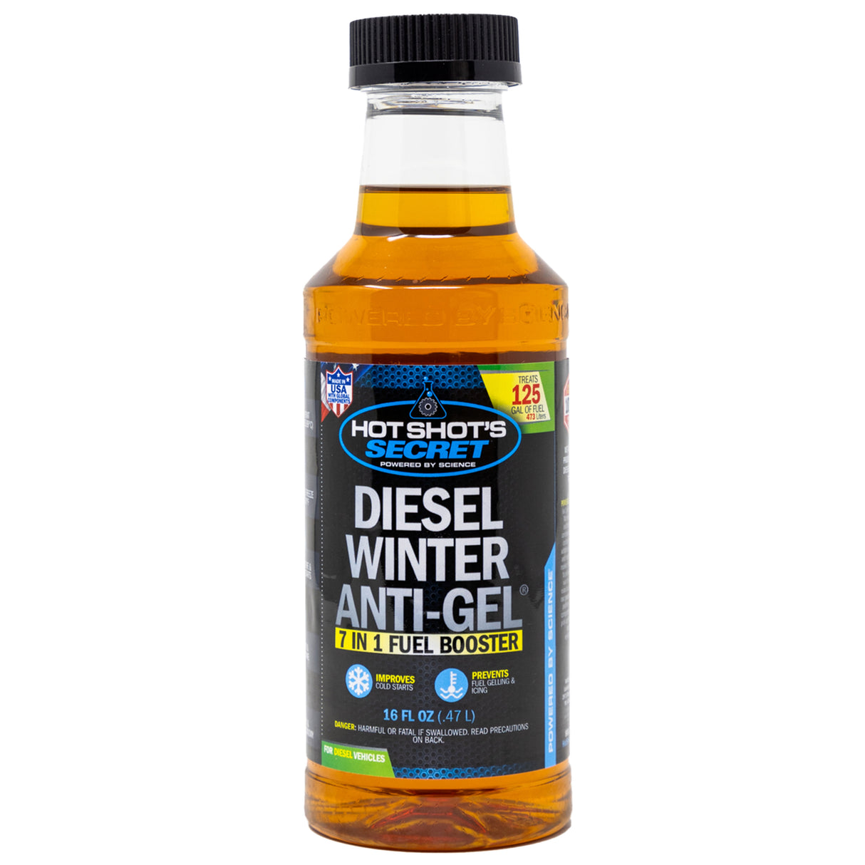 Hot Shot's Secret DIESEL WINTER ANTI-GEL 7-in-1 Fuel Booster - 16 OZ ROUND
