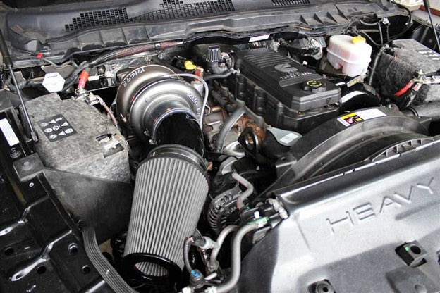 Pusher High Mount Compound Turbo System for 2013-2018 Ram Cummins 6.7L Trucks