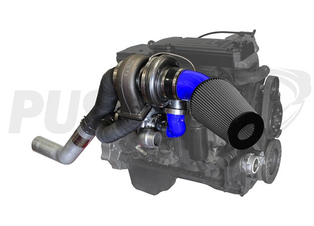 Pusher High Mount Compound Turbo System for 2010-2012 Ram 6.7L Cummins Trucks