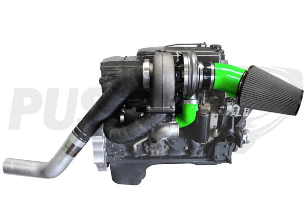 Pusher High Mount Compound Turbo System for 2013-2018 Ram Cummins 6.7L Trucks
