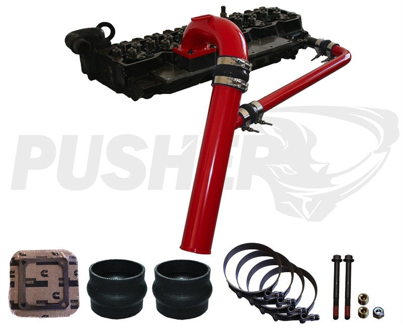 Pusher 3" Intake Manifold with 3" Cross-Air Package for 1998-2002 Dodge Cummins