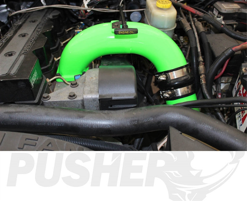 Pusher 3.5" MEGA Intake System with 3.5" Passenger Side Intercooler Tube 1998-2002 Dodge Cummins