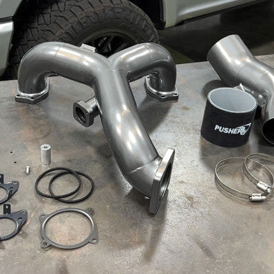 Pusher Powerflow Intake Manifold / Turbo Inlet Package for 2015-2019 Ford 6.7L Powerstroke Equipped Trucks