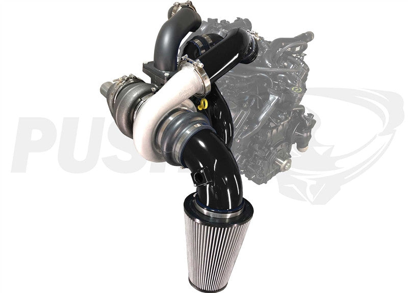 Pusher Max Compound Turbo System For 2001 2004 Duramax Lb7 - 6