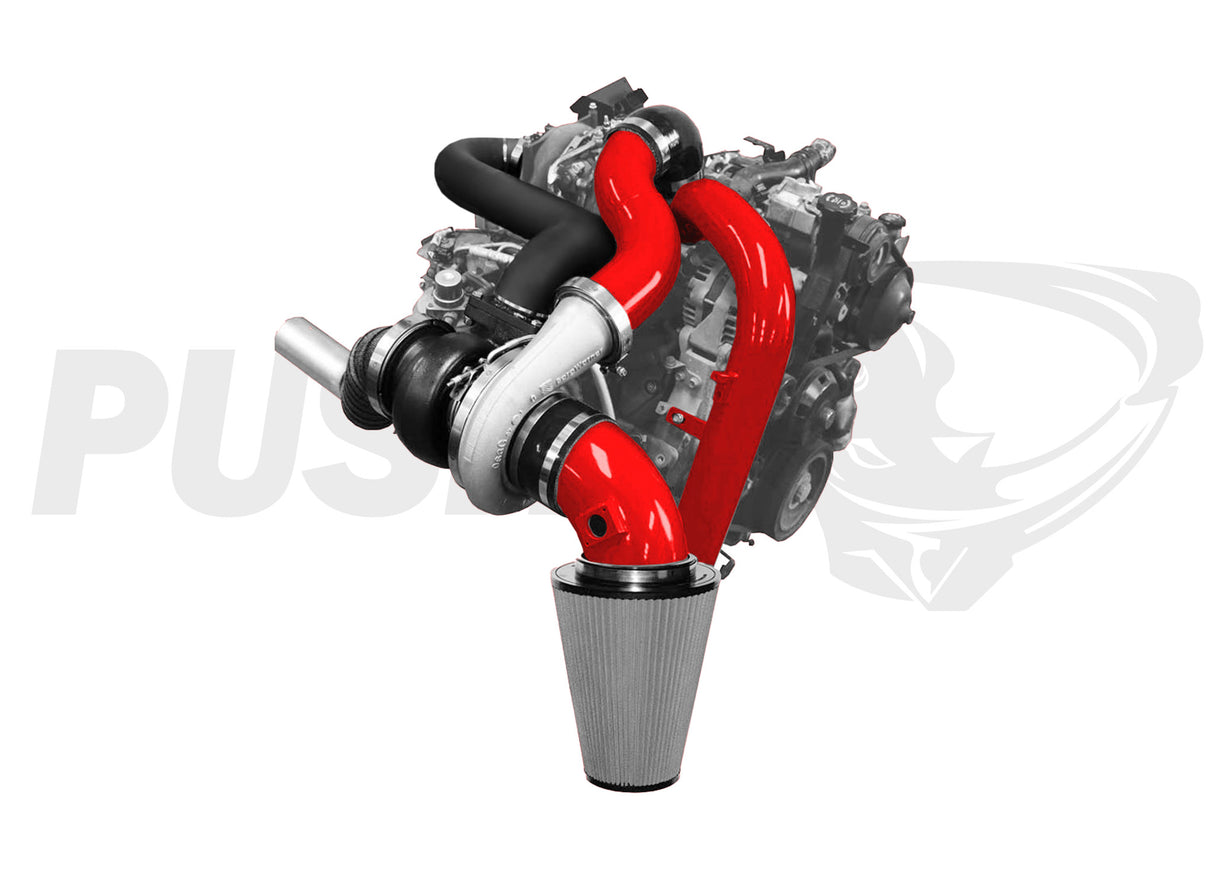 Pusher Max Compound Turbo System For 2007 5 2010 Duramax Lmm Trucks - 6