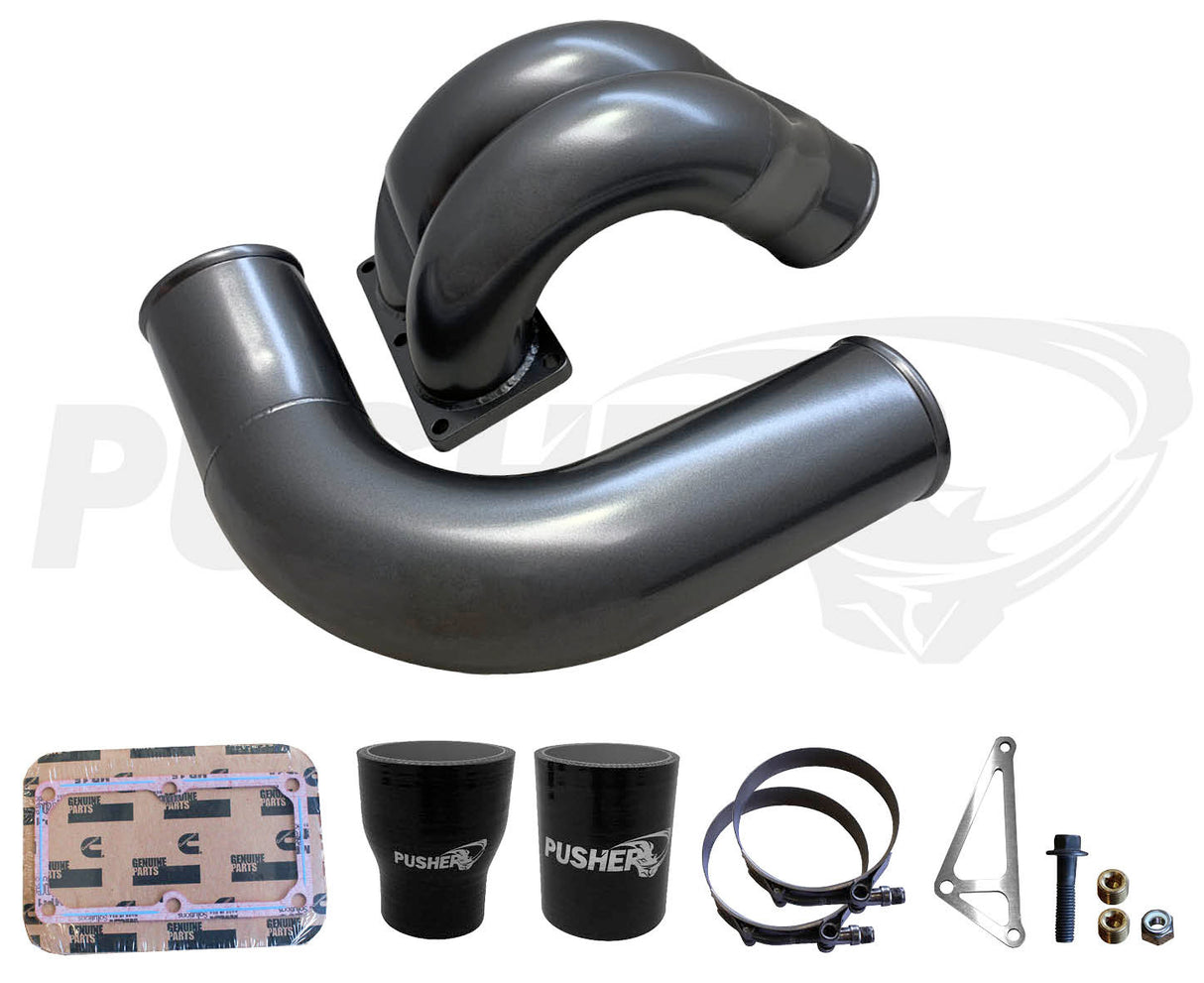 Pusher 3.5" MEGA Intake System 2010-2012 Ram 6.7L Cummins Trucks