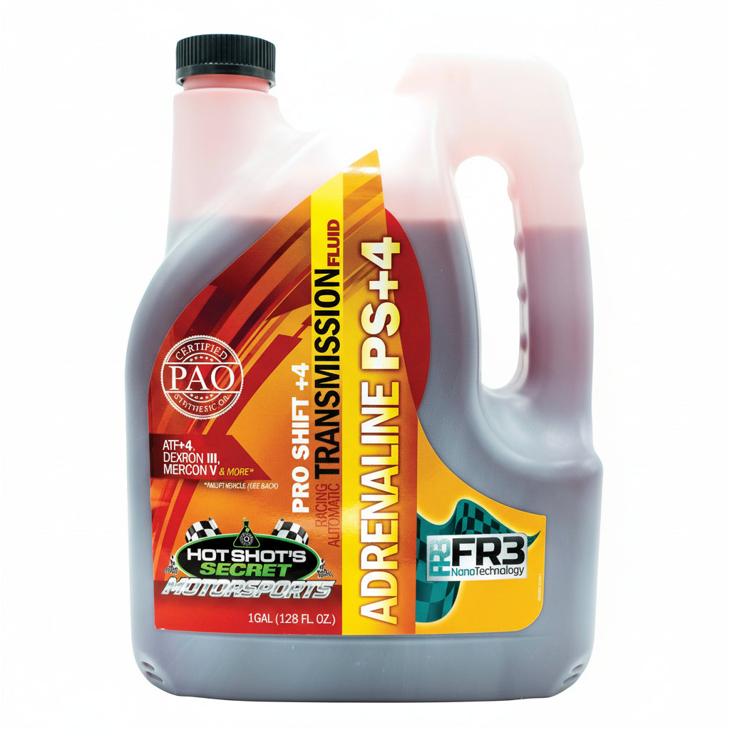 Hot Shot's Secret ADRENALINE Pro Shift +4 (PS+4) TRANSMISSION FLUID - 1 GALLON
