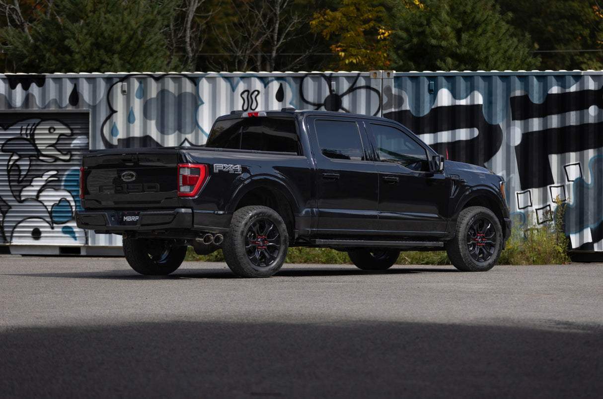MBRP 21-26 Ford F-150 3in OD Cat Back Single Side Exit Exhaust - AL