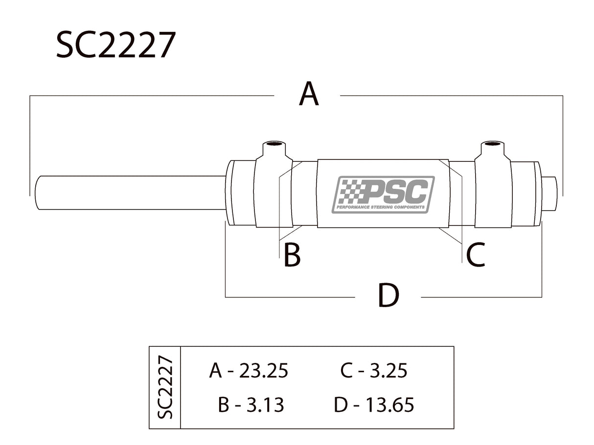 Double-Ended Full Hydraulic Steering Cylinders & Kits