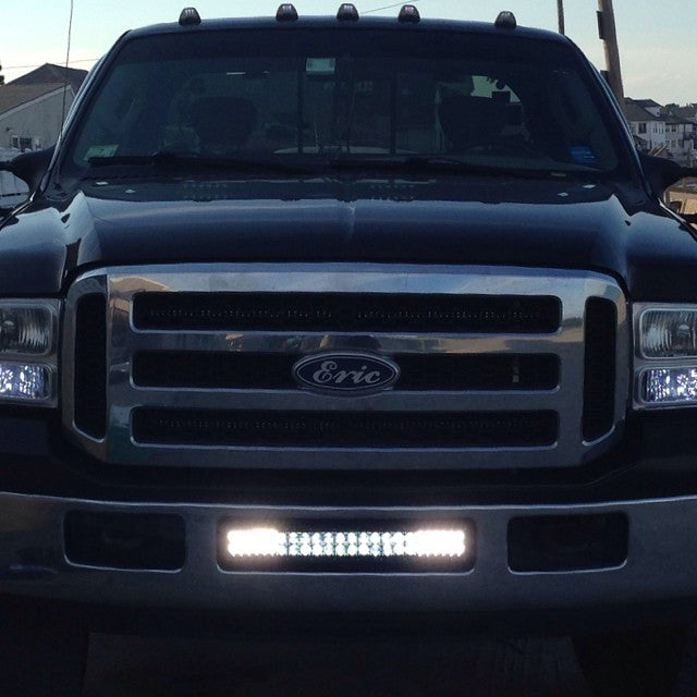 KD Fabworks 2005-2007 Ford Super Duty F-250/F-350/Excursion Bumper Brackets for 20" LED light bars