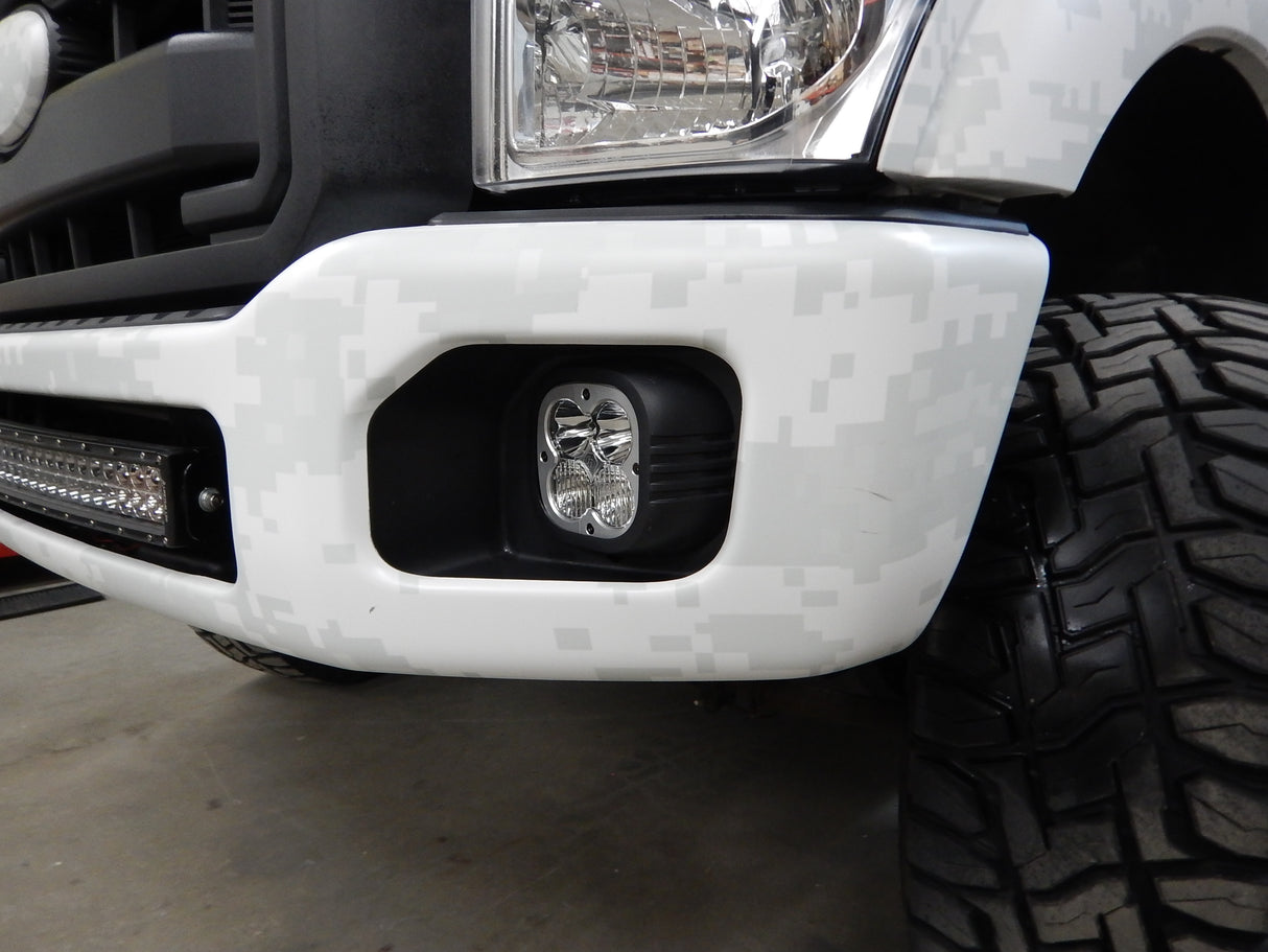 KD Fabworks 2011-2016 Ford Super Duty F-250/F-350 BAJA DESIGNS XL adapters