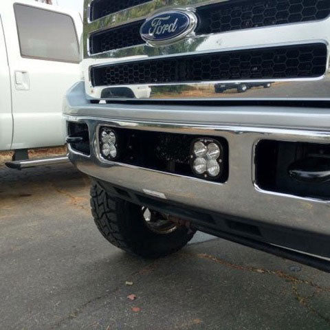 KD Fabworks 2005-2007 Ford Super Duty F-250/F-350 BAJA DESIGNS XL adapters