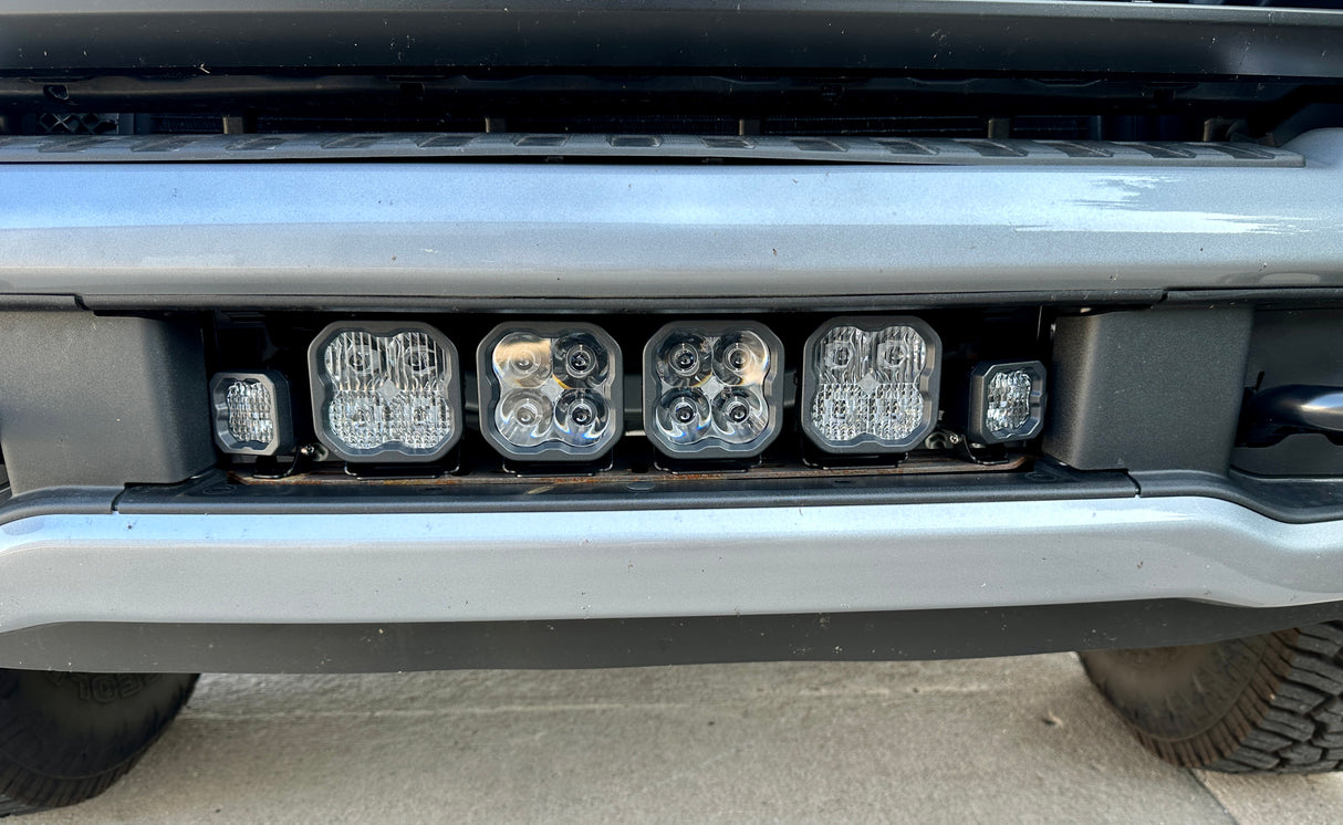 KD Fabworks 2020-2025 Ford Super Duty F-250/F-350 Multi-Mount Light Bumper Mount