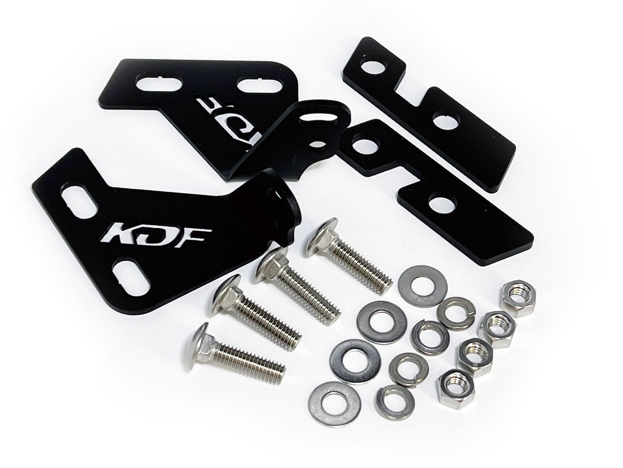 KD Fabworks 2020+ Ford Super Duty F-250/F-350 40" Rigid SR-RDS Curved Single Row Light Bar Mount