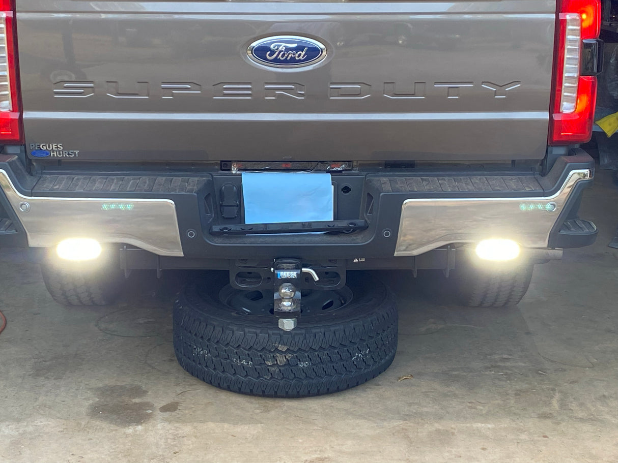 KD Fabworks 2017-2025 Ford Super Duty F-250/F-350 Back-Up Light Mounts