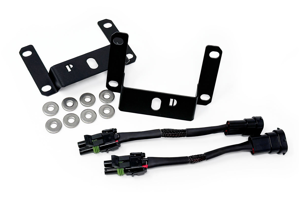 KD Fabworks 2023-2025 Ford Super Duty F-250/F-350 Baja Designs Squadron Adapter Brackets