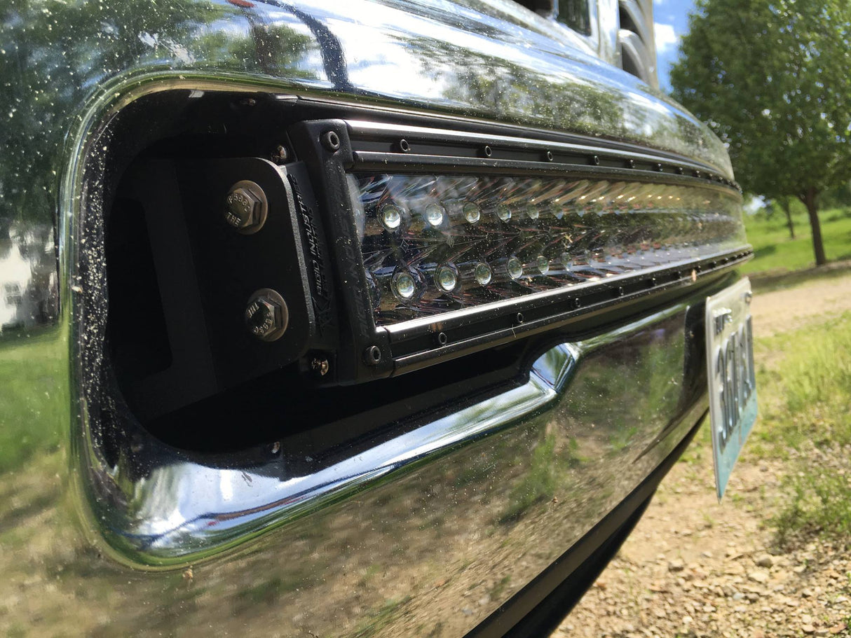 KD Fabworks 10-16 2500/3500 40" RIGID RDS Light Bar Bumper Brackets