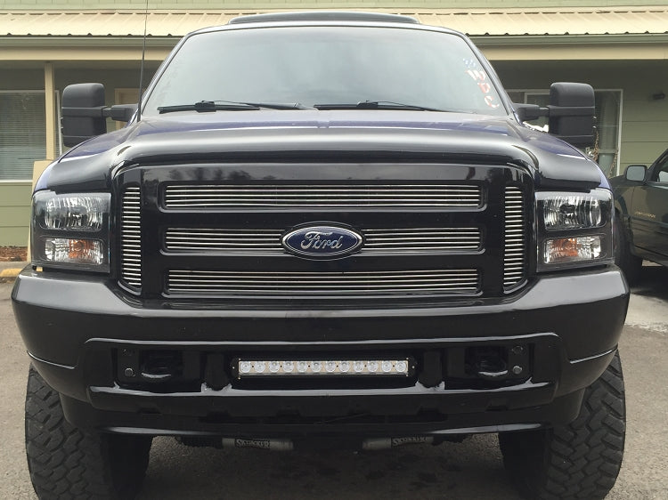 KD Fabworks 1999.5-2004 Ford Super Duty F-250/F-350/Excursion Bumper Brackets for 20" LED light bar