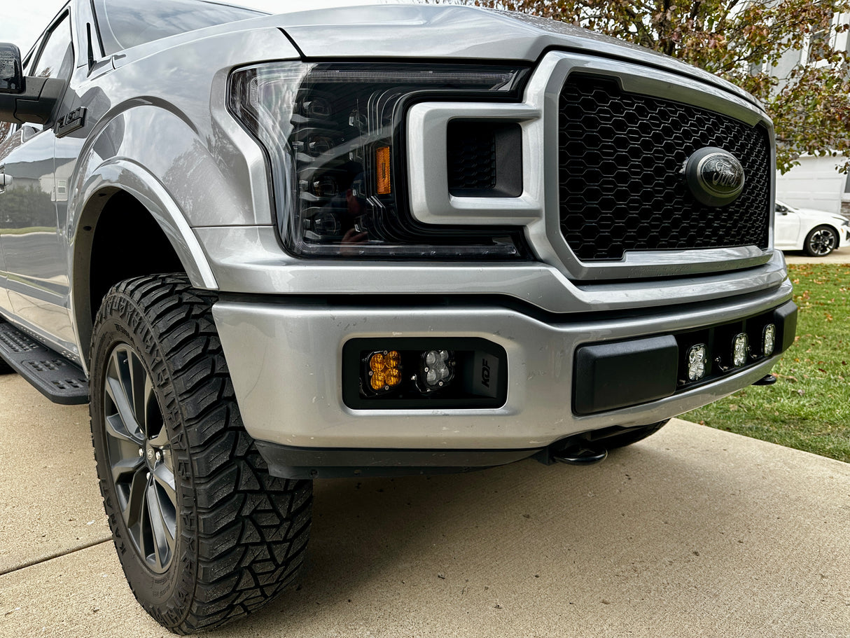 KD Fabworks 2018-2020 Ford F-150 Dual LED Fog Light Kit