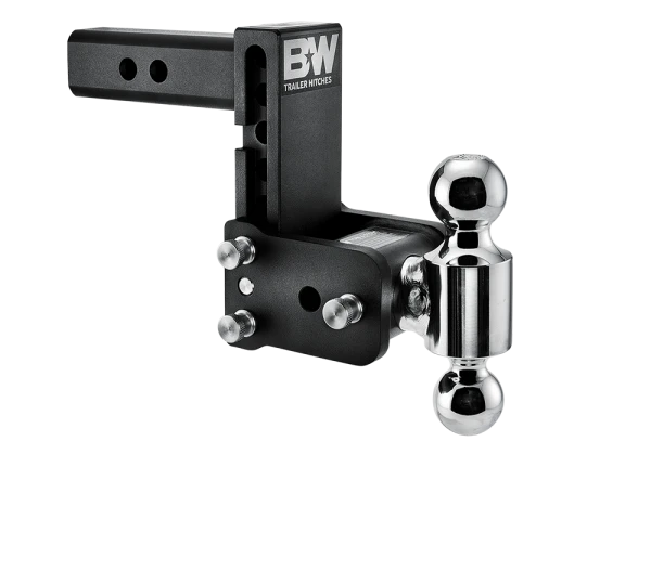 BW Tow & Stow Adjustable Ball Mount - Standard 2" Shank