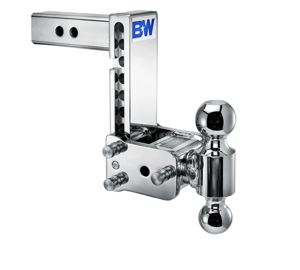 BW Tow & Stow Adjustable Ball Mount - Standard 2" Shank
