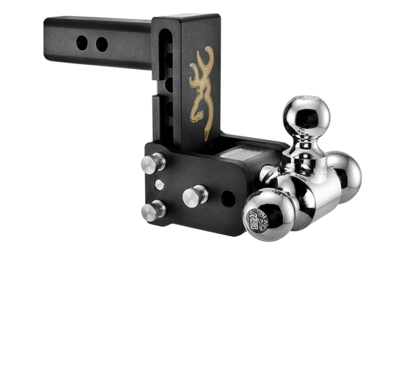 BW Tow & Stow Adjustable Ball Mount - Standard 2" Shank