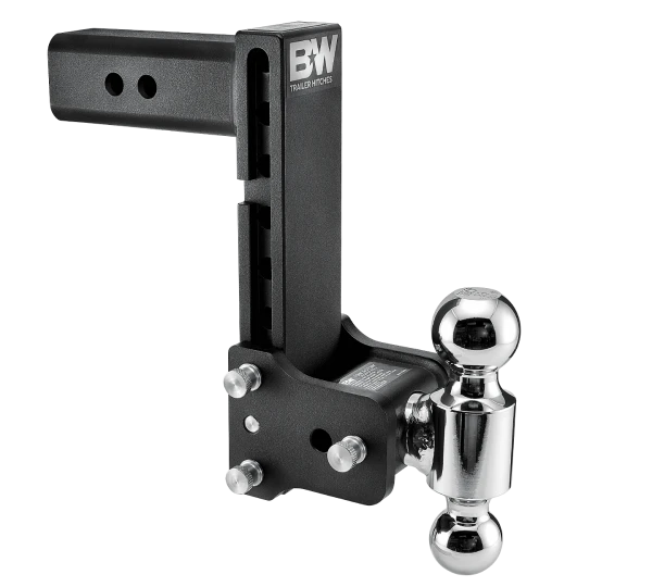 BW Tow & Stow Adjustable Ball Mount - Standard 2.5" Shank