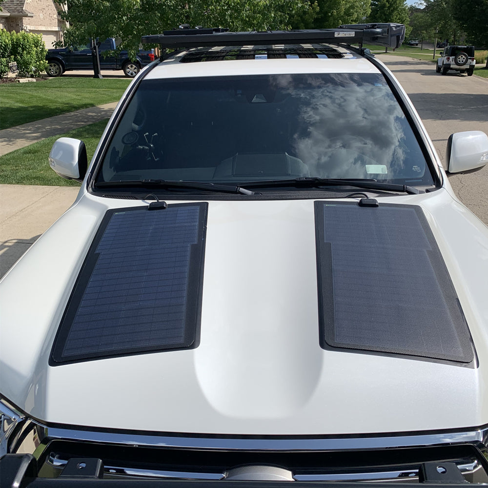 Toyota Land Cruiser LC200(2016-2021) Lensun 100W Hood/Bonnet Solar Panel