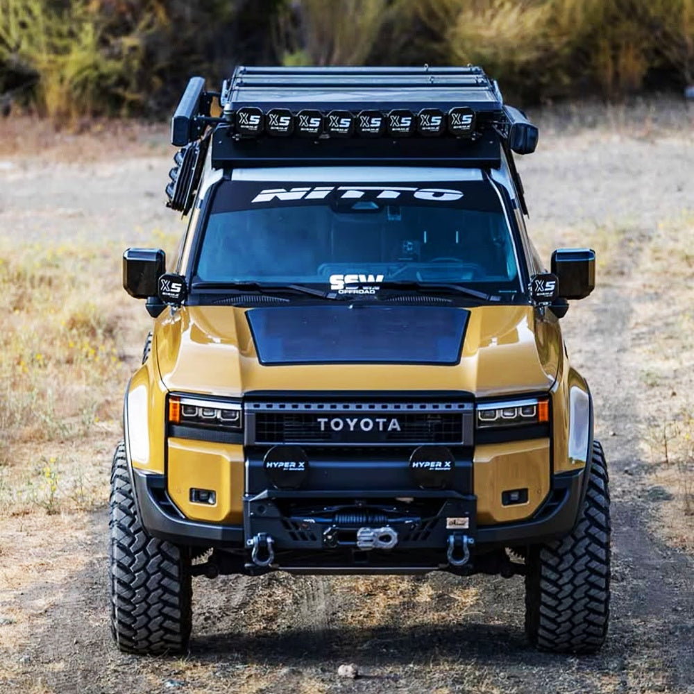 Toyota-Land-Cruiser-LC250-Lensun-115W-Hood-Flexible-Solar-Panel