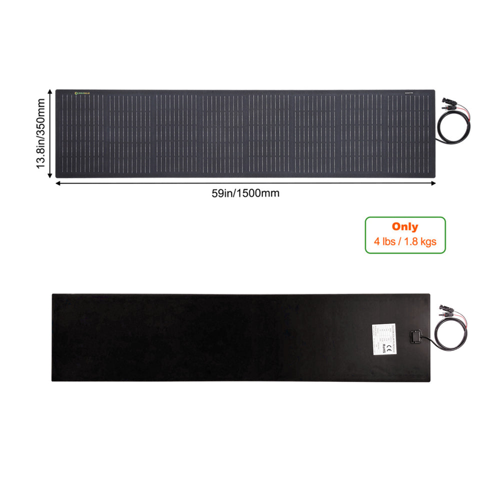 Toyota-Tacoma-or-Tundra-Hard-Tonneau-Cover-285W-95W-Flexible-Solar-Panel-4