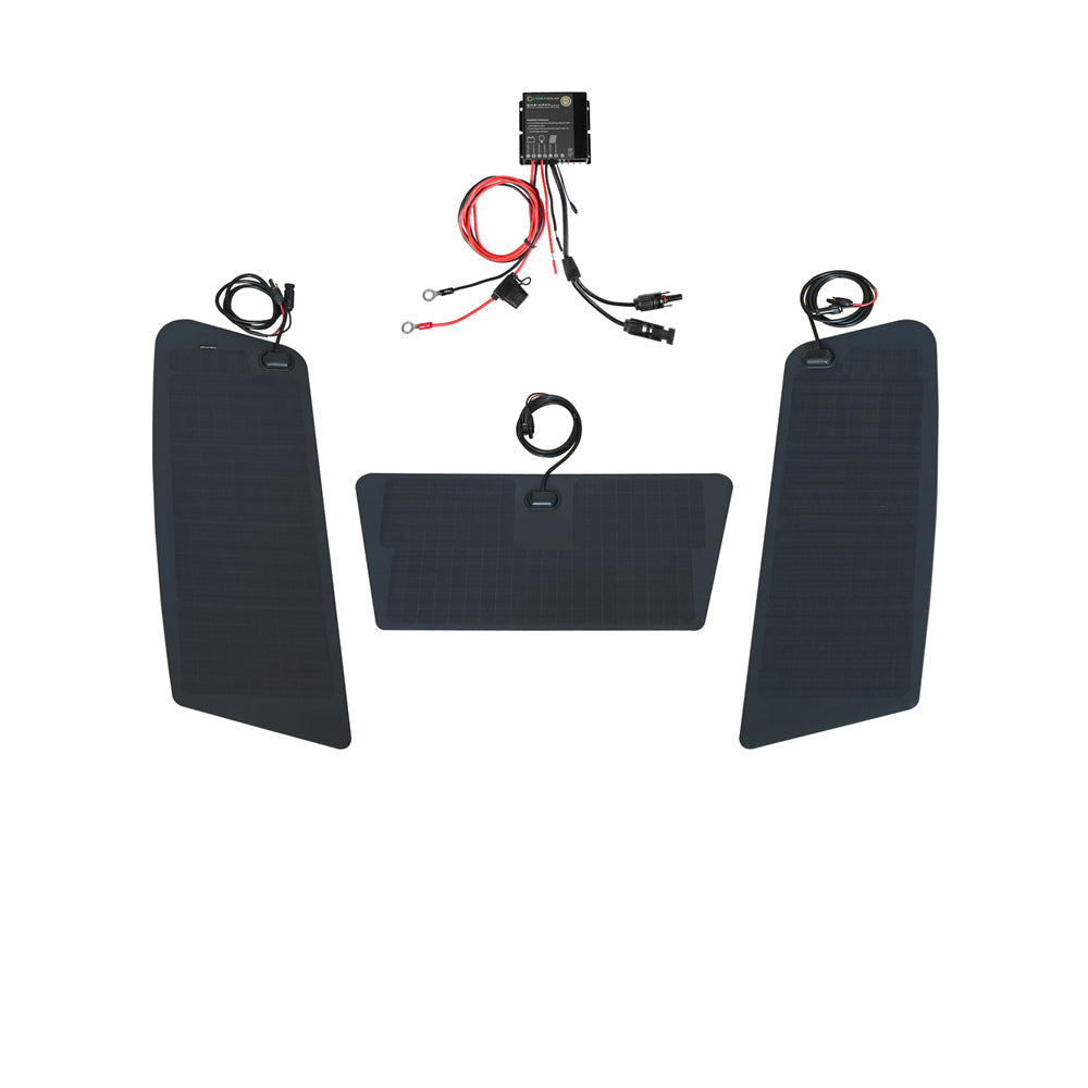 Toyota Tundra TRD Pro with Scoop 2nd Gen (2014-2021) Lensun 90W Hood Solar Panel