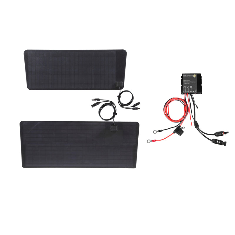 Toyota LandCruiser 70 Sereis VDJ76 Lensun 85W Hood/Bonnet Flexible Solar Panel-4