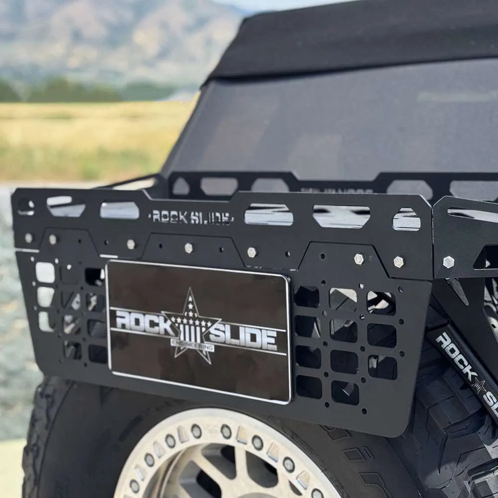 Rock Slide Engineering EZ Rack Accessory Tray License Plate Panel