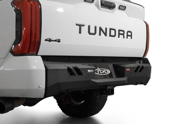 ADD 2022+ Toyota Tundra Black Label Rear Bumper - Hammer Black w/ Satin Black Panels