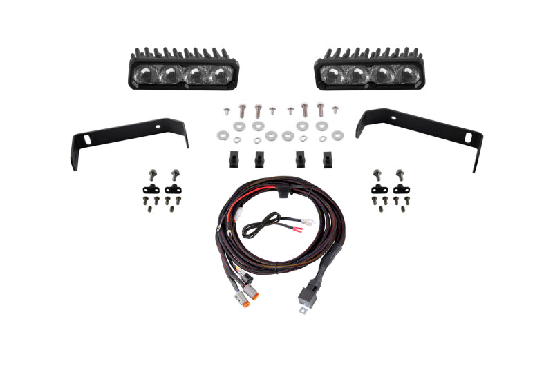 Diode Dynamics 2019-2021 Ford Ranger 2019 SS6 Max LED Kit White Driving 6000K