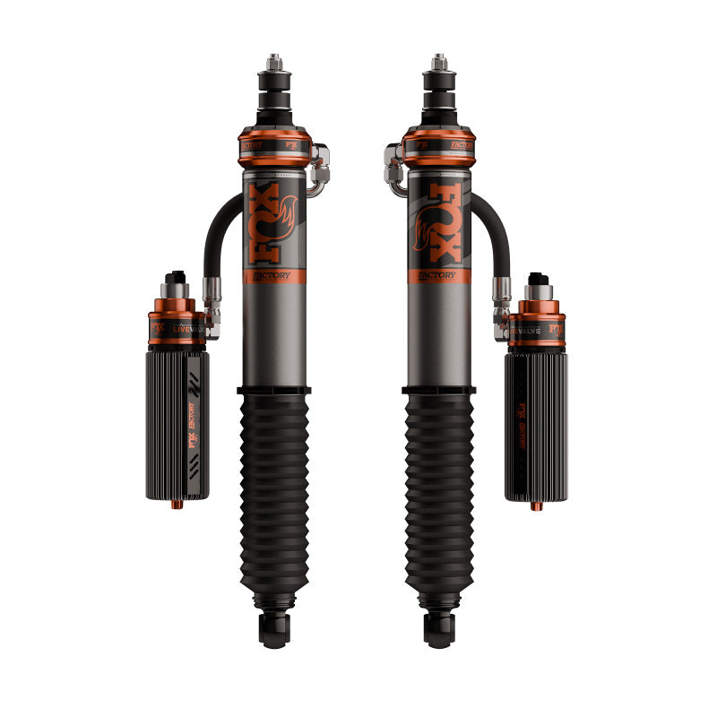 Fox 25-26 Toyota 4Runner 3.2 Factory Race Live Valve Front & Rear Coilovers (2-3in F / 0-2in R)