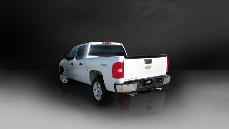 Corsa 2007-2008 Chevrolet Silverado Crew Cab/Short Bed 1500 5.3L V8 Polished Sport Cat-Back Exhaust