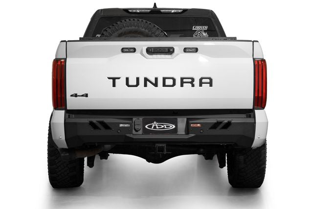 ADD 2022+ Toyota Tundra Black Label Rear Bumper - Hammer Black w/ Satin Black Panels