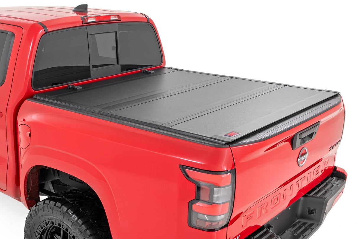 Hard Tri-Fold Flip Up Bed Cover | 5' Bed | Nissan Frontier 2WD/4WD (22-26)