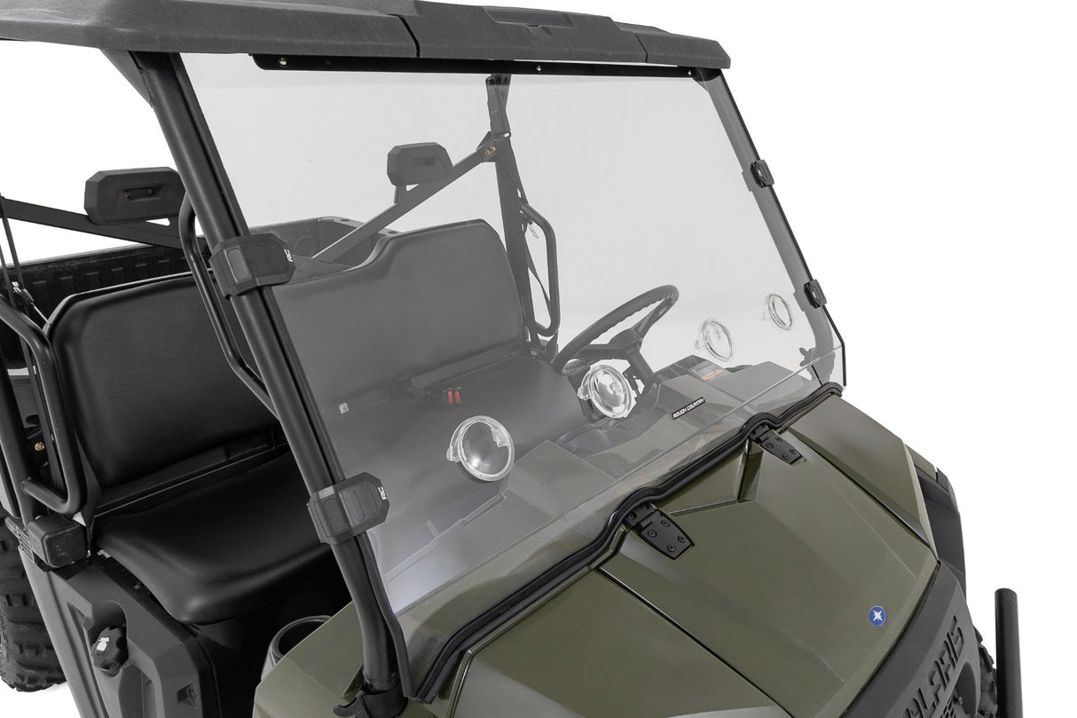 Vented Full Windshield | Scratch Resistant | Polaris Ranger 570