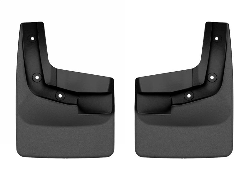 WeatherTech 2024 Ford Ranger (No Raptor) No Drill Front MudFlaps - Black