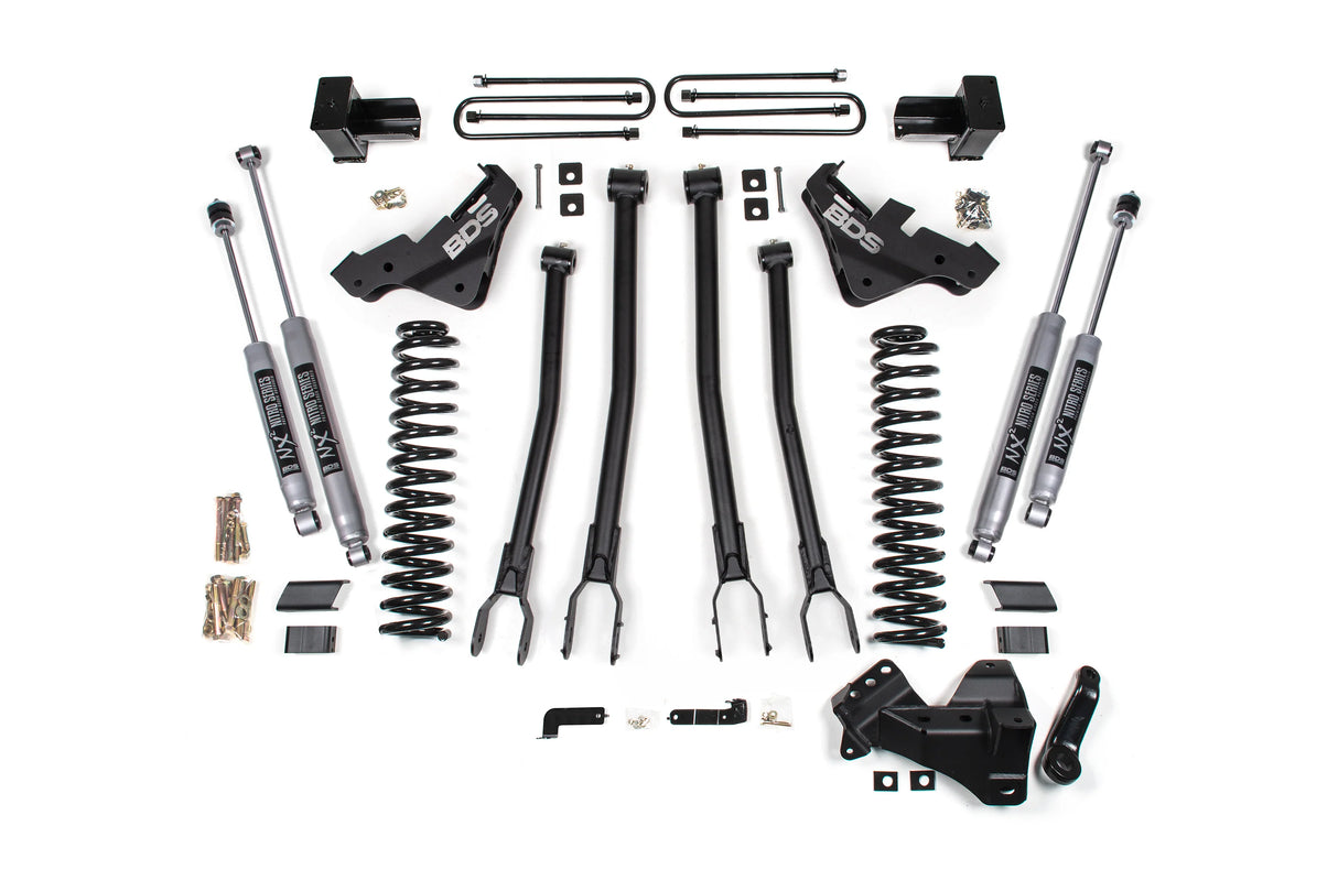 BDS 4 Inch Lift Kit w/ 4-Link | Ford F450 Super Duty (2023-2026) 4WD