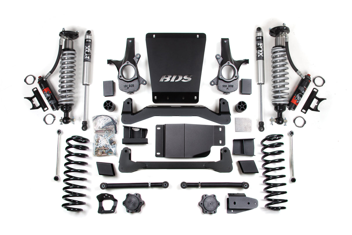 BDS 6 Inch Lift Kit | FOX 2.5 Performance Elite Coil-Over | Chevy/GMC Avalanche, Surburban, Tahoe, or Yukon 1500 (07-14) 4WD