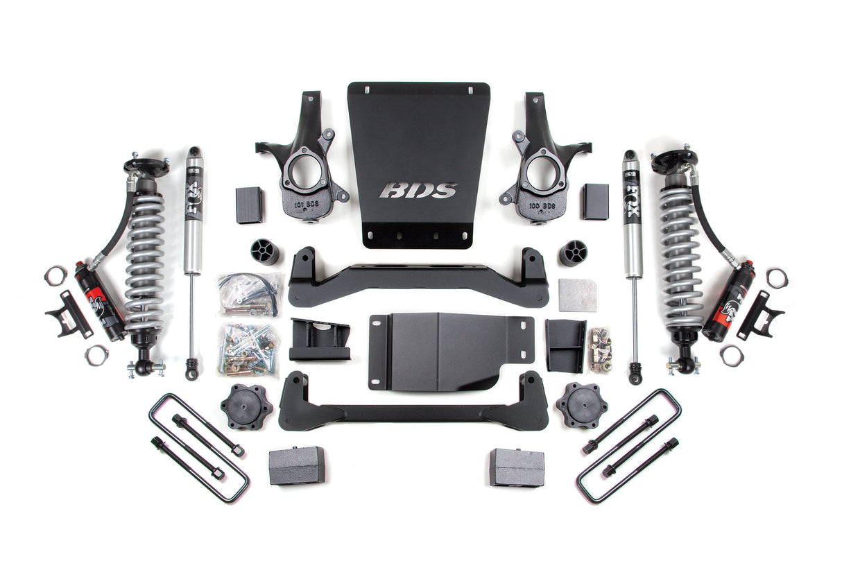 BDS 4 Inch Lift Kit | FOX Performance Elite Coil-Over | Chevy Silverado or GMC Sierra 1500 (07-13) 4WD