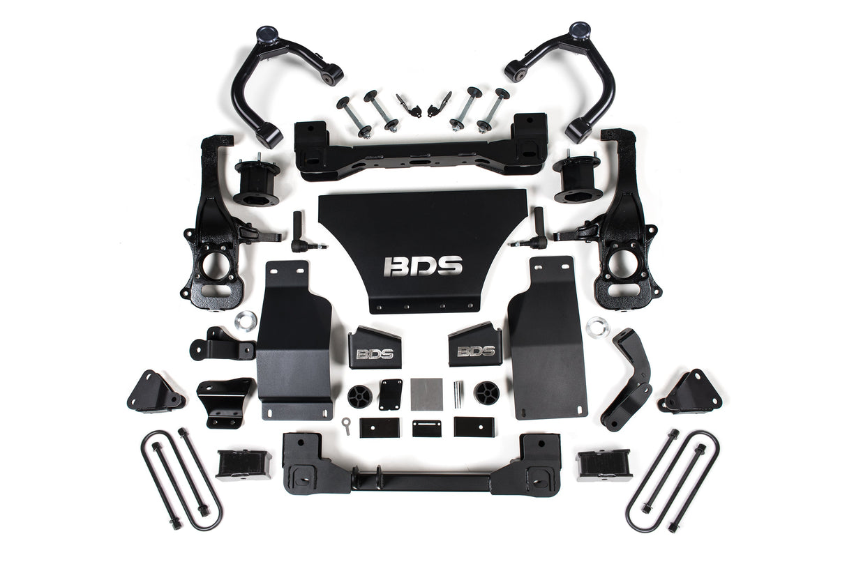 BDS 4 Inch Lift Kit | Adaptive Ride Control Only | Chevy Silverado High Country or GMC Denali 1500 (2025) 4WD | Gas