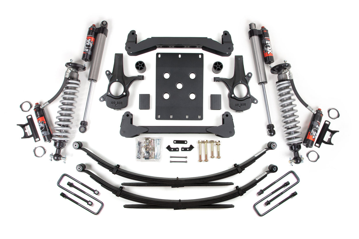 BDS 4 Inch Lift Kit | FOX Performance Elite Coil-Over | Chevy Silverado or GMC Sierra 1500 (07-13) 2WD