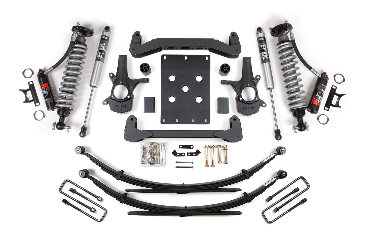 BDS 4 Inch Lift Kit | FOX Performance Elite Coil-Over | Chevy Silverado or GMC Sierra 1500 (07-13) 2WD