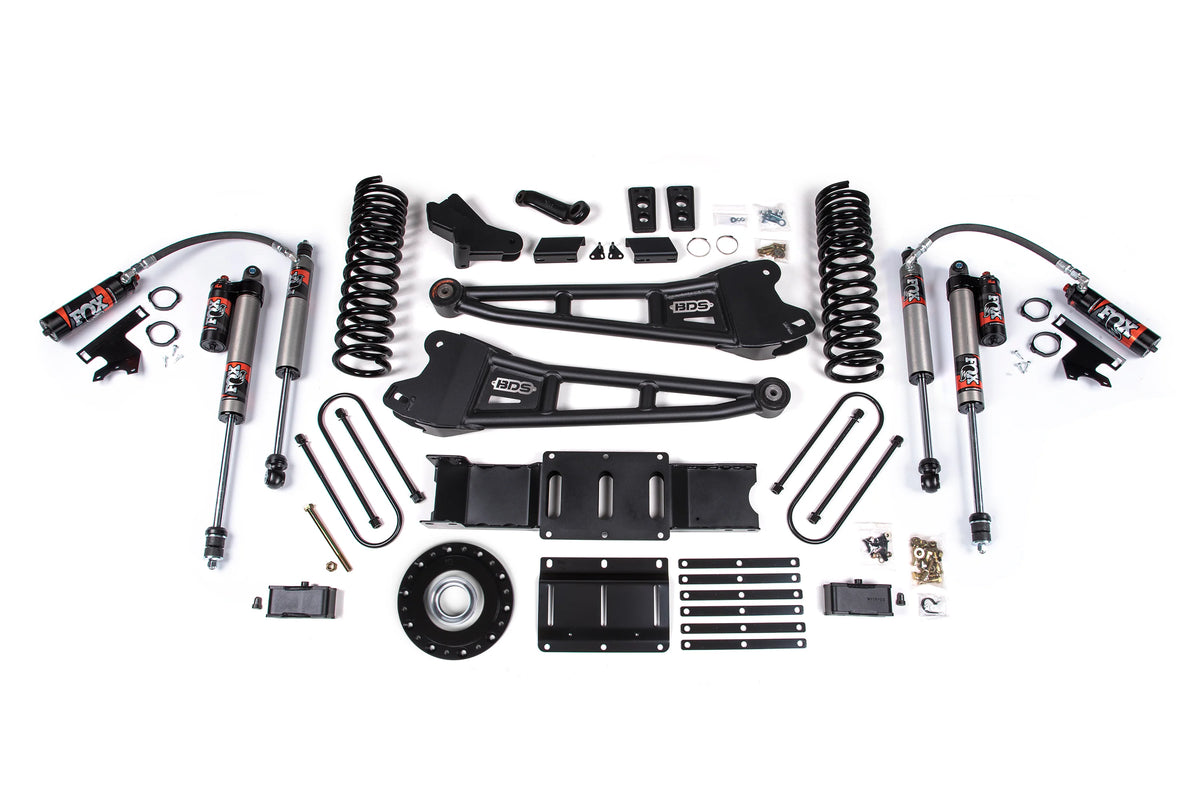4 Inch Lift Kit w/ Radius Arm | Extended Travel | Ram 3500 (25-27) 4WD | Diesel